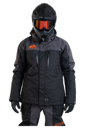 Chaqueta de Nieve Jethwear Adapt 3 en 1 (2025) Negro Hierro/Naranja L