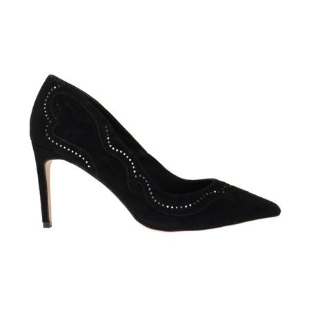 AllSaints Zehra suede stiletto pumps Sort, Dame, Størrelse: 36 EU