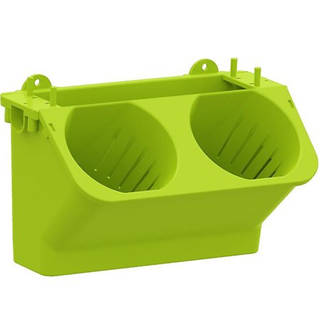 Selvvandende Blomsterpot Stakbar Væg Planter Have Plast Potter Væg Hængende Vertikale Sukkulenter Plante Bonsai Pot Ho(Rød)