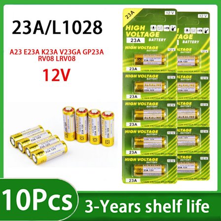 5-50 stk 12V A23 23A alkalisk batteri 23GA A23S E23A EL12 MN21 V23GA GP23A LRV08 Til dørklokke Fjernbetjening Elektrisk legetøj