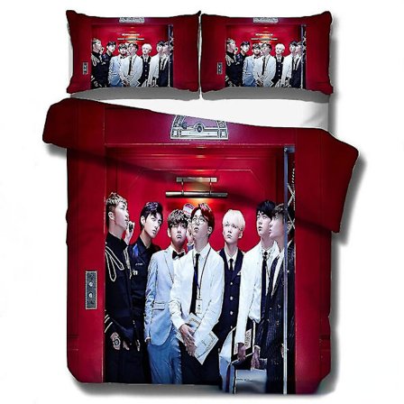 Wish Bts Big Collection Sängkläder Fyrdelat hemtextil cover Q