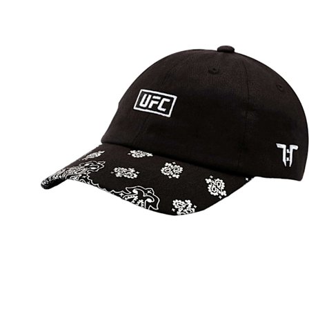 Tokyo Time Unisex Vuxen UFC Paisley Baseball Cap En Storlek Svart