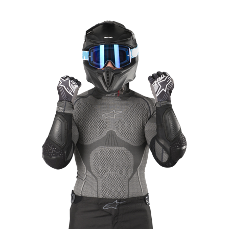 Armbågsskydd Leatt 3DF Hybrid Svart XXL