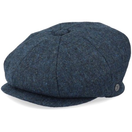 Jaxon & James - Blå flatcap Keps - Falconbrook Newsboy Navy Blue Flat Cap @ Hatstore