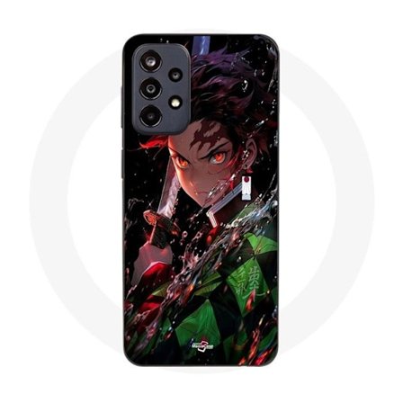 Coque - Maniacase - Samsung Galaxy A52 5G - Demon Slayer - Tanjiro Kamado - Flexibel