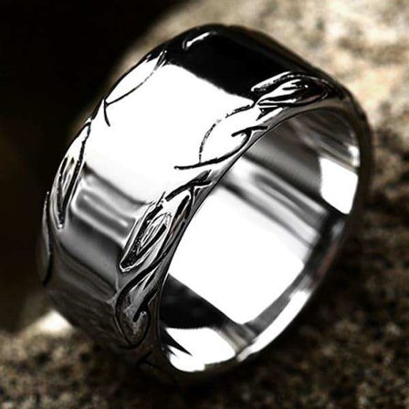Ring - Norse Mythology - Pattern - Stainless steel - High quality