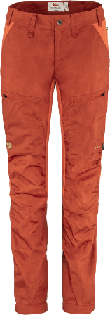 Fjällräven Women's Abisko Lite Trekking Trousers Short Women hiking trousers Red 36