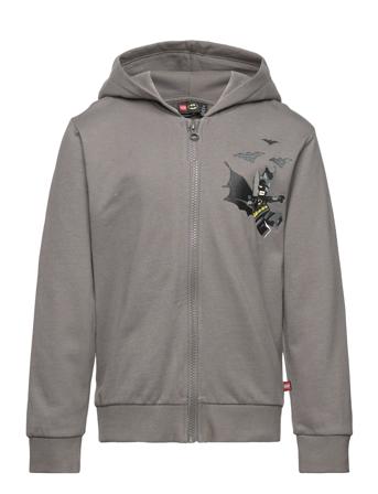 Lwstorm 611 - Sweatshirt Hettegenser Genser Grå LEGO Kidswear*Betinget Tilbud