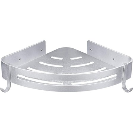 Hjørnehylle for dusj og kjøkken dusjhylle, aluminium, matt