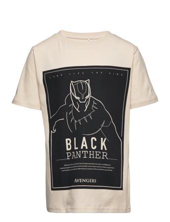 Nlmjux Blackpanther Ss R Top Box Mar Beige LMTD