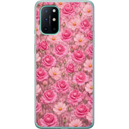 Kompatibel Mobilcover til OnePlus 8T Petal Reverie Blush Rose