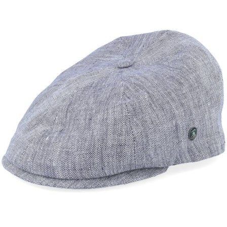 City Sport - Grå flatcap Keps - Heather Grey Flat Cap @ Hatstore