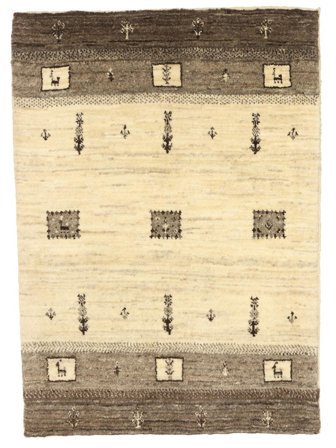 Håndknyttet Gabbeh 64X88 Orientalsk Uldtæppe Lille