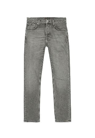 Nudie Jeans Grim Tim Cloud Grey Herr Grå W32/L32