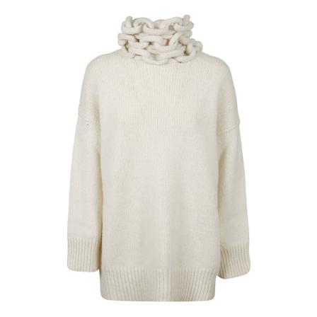 Ermanno Scervino, Turtlenecks Beige, Dames, Maat:S
