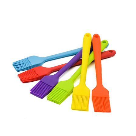 6 stk. konditorbørste, kjøkkenbørste, silikon grillbørste