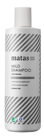 3 for 2 - Matas Striber Mild Shampoo til Normalt Hår Uden Parfume 500 ml, Hår, Shampoo, Hårshampoo