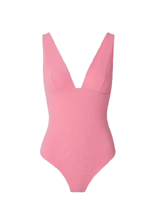 Understatement Plunge Swimsuit Baddräkt Dam Rosa M