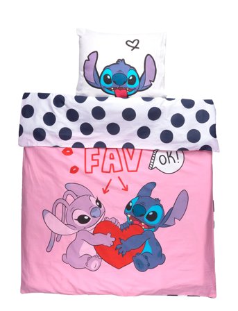 BrandMac Bed Linen Junior Lilo 319 - 100X140, 40X45 Cm - Pink - 100X140.40X45CM