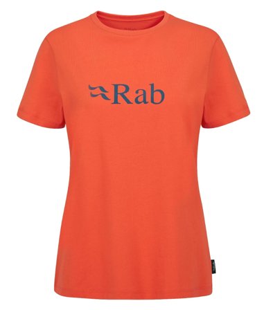 Rab Tuku Logo Tee Wmns Red Grapefruit