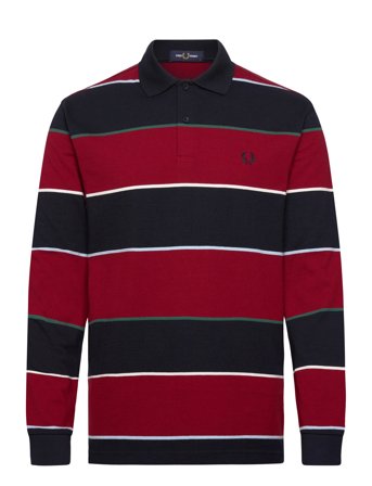 Fred Perry | Hw Jersey Striped Polo Shirt | XL