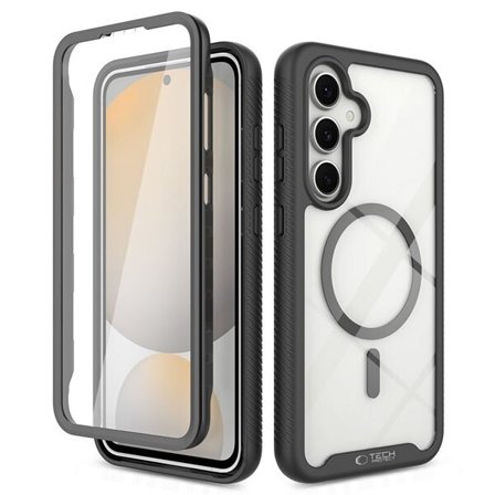Tech-Protect Defense MagSafe-etui for Samsung Galaxy S25 - Svart
