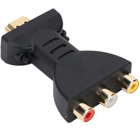 HDMI till AV-omvandlare Röd-Vit-Gul hdmi till av adapterkabel 3rca