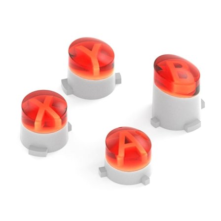 Xbox One S One Elite -ohjaimelle ABXY Vaihtopainikkeet - Oranssi