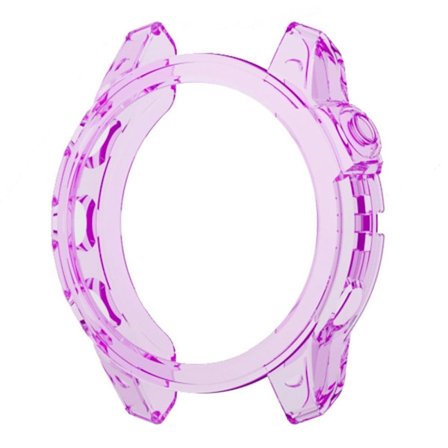 Transparent skydd för Garmin Fenix 7 - Transparent Lila