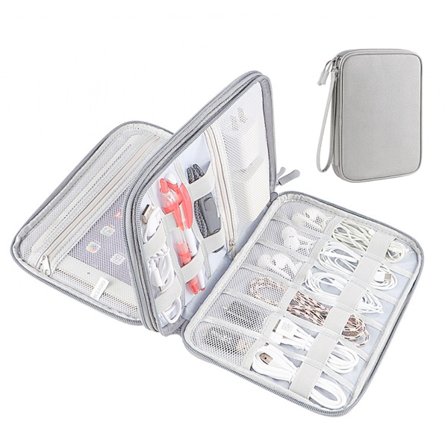 Universell förvaringsväska - Kabelväska - Väska för förvaring - Förvaringsväska för kablar Elektronik och tillbehör - Kabel