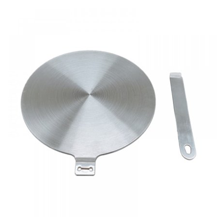 Induksjonsadapter, konverteringsplate for induksjonstopp, varmespredningsplate m/håndtak