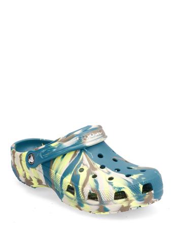 Classic Marbled Clog K Shoes Clogs Multi/mønstret Crocs*Betinget Tilbud
