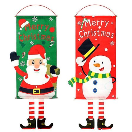 God Jul banner utomhus restaurang väggdekoration