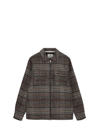 Akhanky Multi Col. Overshirt Brown Anerkjendt