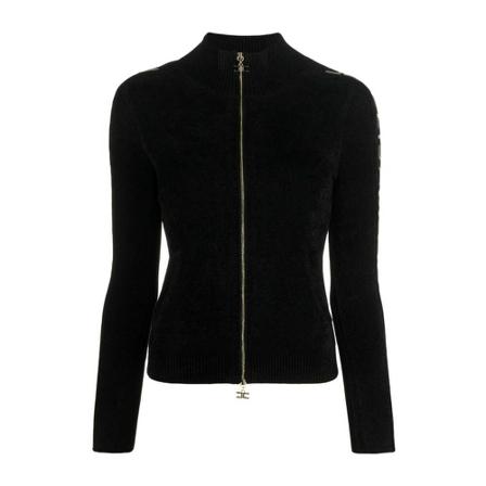 Elisabetta Franchi, Sweater Czarny, Kobieta, Rozmiar: S