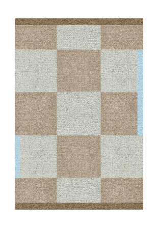 Mette Ditmer Square All-Round Mat Badrumstillbehör Beige W55 x L80 cm