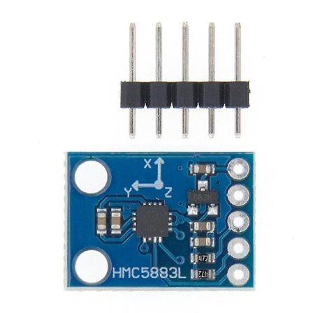 2 stk -273 3V-5V HMC5883L Tre-akset Kompass Magnetometer Sensor Modul Tre-akset Magnetisk Felt M db