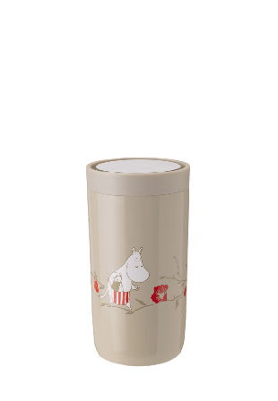 Stelton To Go Click mugg 0.2 l. Moominmamma’s Tea party Glas Beige 0,2L