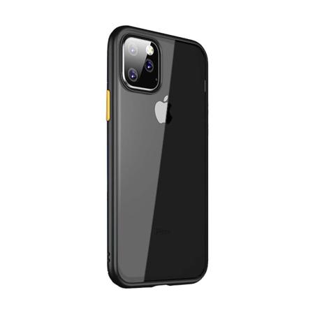 Stöttåligt Mobilskal Iphone 11 Pro Max - Svart/transparent/guld Svart