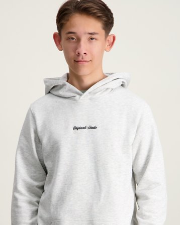 Jack & Jones JORNORREBRO EMB SWEAT HOOD Blanc Sweats à capuche Garçon - Kids Brand Store