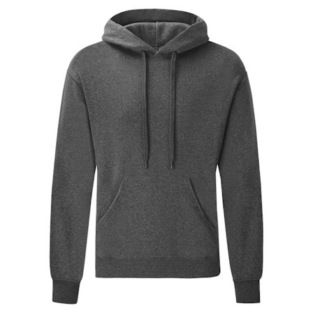 Fruit of the Loom Classic Heather Hoodie XL Mörkgrå