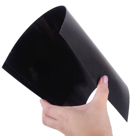 Letaosk 1 stk Sort ABS Flad Plade Isolerende Plastikplade 1mm Tykkelse Til Sandkassemodel Sscenegård Dekoration