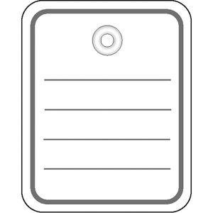 Herma Stückwarenanhänger 40x50 mm mit Kunststofföse 1000 St.