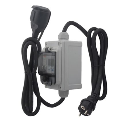 230V IP67 Bærbar Digital Elektrisk Måler Udendørs Wattmeter KWH Stik i Strømmåler med LED Reset Energimåler Stik til Autocampere Elbiler