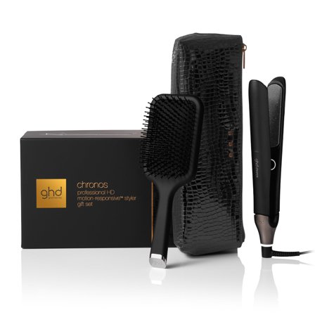 GHD Styler ghd chronos Gift Set - piastra per capelli professionale + paddle brush 1pz - Cofanetti per Capelli