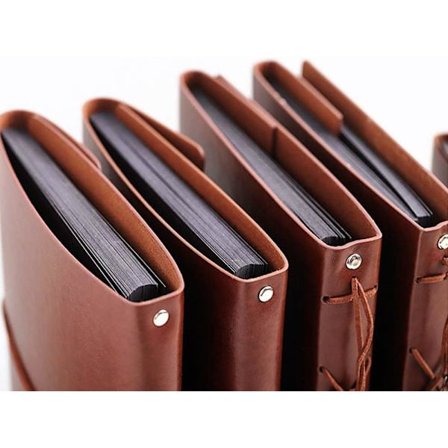 Skrapbok Album Läder Fotoalbum Skrapbok Album Stor Ha