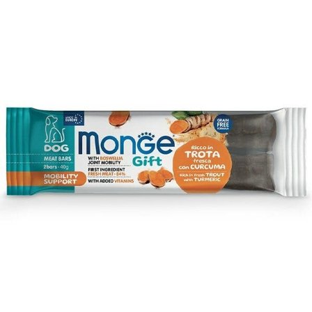 Monge Meat Bars Mobility Support Barretta Per Cani Adulti Trota