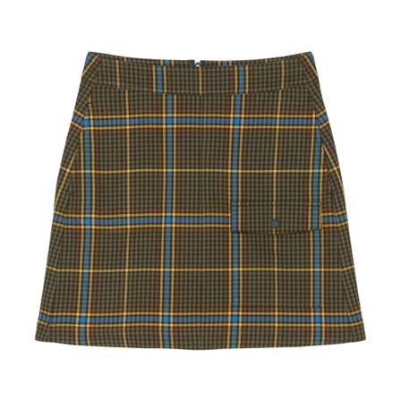 Marc O'Polo Mini Nederdel with a patch pocket Blå, Dame