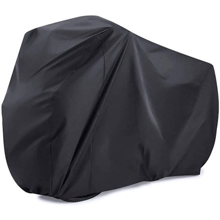 Dækken til 2 cykler, sort 210D vandtæt, støvtæt, regnbeskyttende DXGHC