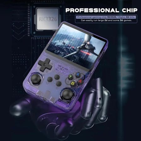 R36S Retro Håndholdt Videospillkonsoll Linux System 3.5 Tommers IPS-Skjerm Bærbar Lommevideospiller